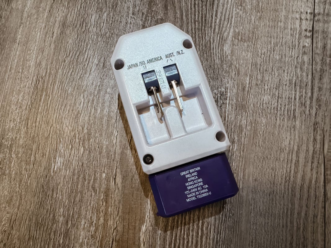 Universal Travel converter.